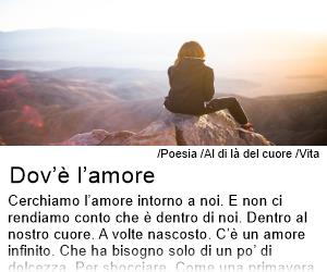 Al di la del cuore - Dov'è l'amore