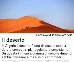 Al di la del cuore - Il deserto