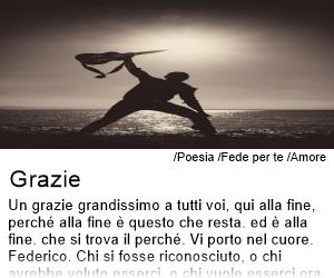 Fede per te - Grazie