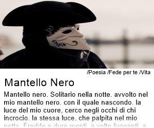 Fede per te - Mantello Nero