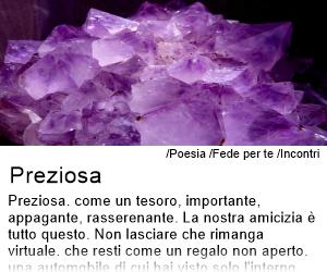 Fede per te - Preziosa