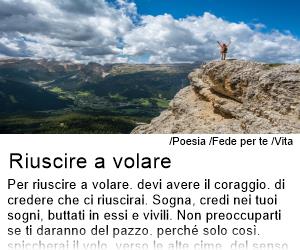 Fede per te - Riuscire a volare